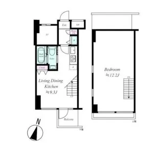 ラグジュアリーアパートメント森下の間取り