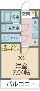 カインドネス矢部【2階】の間取り