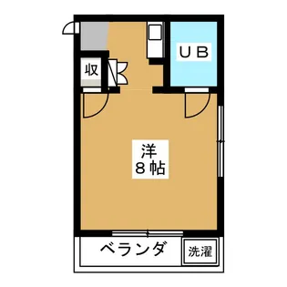ハイム山川【3階】の間取り