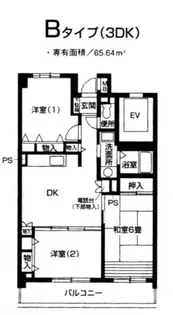 ベルストーン 本牧【4階】の間取り