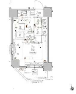 ベルシード北千住スール【10階】の間取り