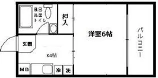 飯田ビル【3階】の間取り