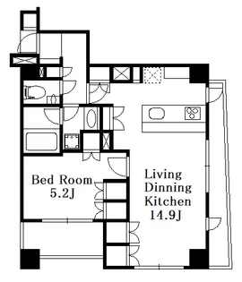 東京都中野区中野5【マンション】の間取り