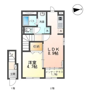 アラ・ミゾン【2階】の間取り