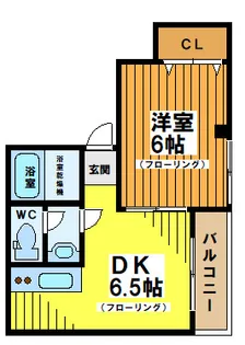 ヴィラン芳永【3階】の間取り
