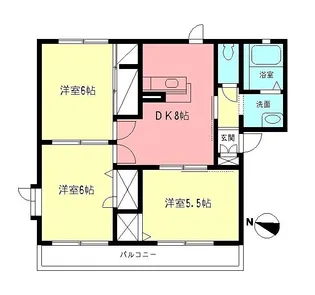 メゾンディアス【2階】の間取り