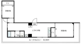 カールトンコート【4階】の間取り