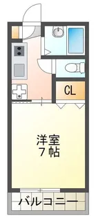 メゾンドエスペランスB【2階】の間取り