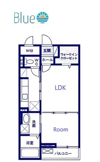 ユトリナ湘南A【1階】の間取り