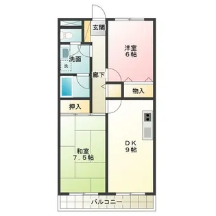 東京都足立区舎人1【マンション】の間取り