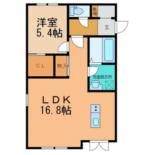 メゾン・ド・リエール【1階】の間取り