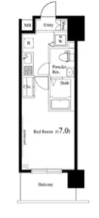 1Kの間取り画像