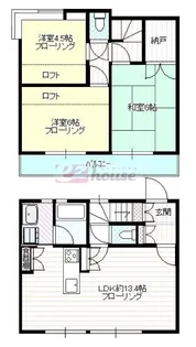 東京都杉並区善福寺3【一戸建】の間取り