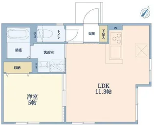 東京都杉並区阿佐谷北2【マンション】の間取り
