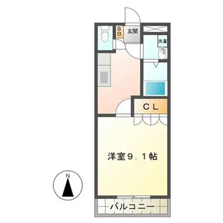 スズカヒルズA【2階】の間取り
