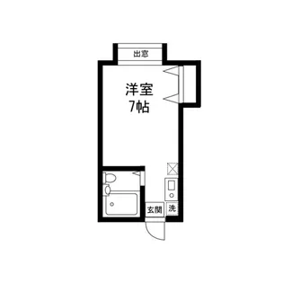 シルクハイツ【1階】の間取り