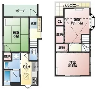 東京都練馬区北町1【一戸建】の間取り