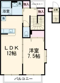 プリマヴェーラ【2階】の間取り