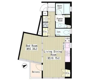 ヒルクレスト御茶ノ水【5階】の間取り