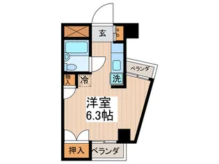 エクセルハイム【3階】の間取り