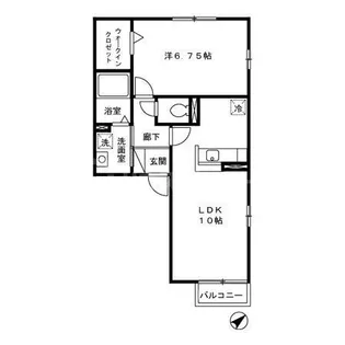 エーデルハイム A【1階】の間取り