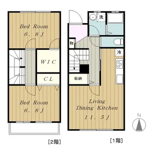 東京都八王子市みなみ野3【一戸建】の間取り