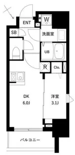 アーバンパーク住吉II【7階】の間取り