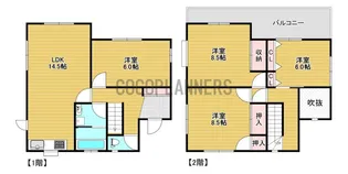 熊本県合志市幾久富【一戸建】の間取り