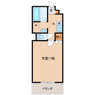 パークヒルII【1階】の間取り