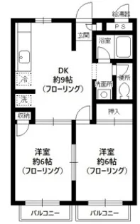サニーヒルG【2階】の間取り