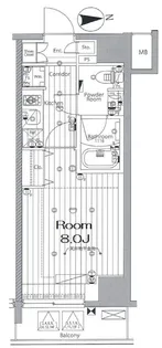 東京都江東区森下1【マンション】の間取り