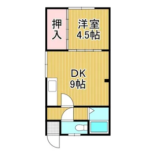コーポ大友I【3階】の間取り