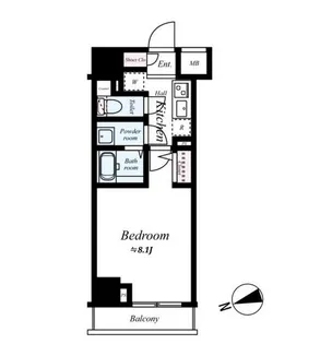 GENOVIA中野野方green veil【9階】の間取り