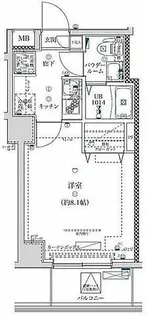 エスファルベ川口【4階】の間取り