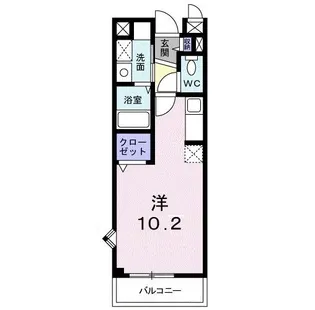 ロイヤルパーク【2階】の間取り