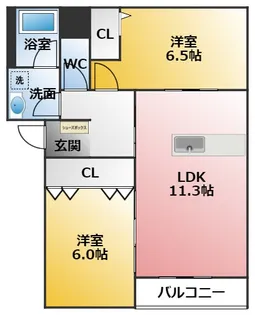 中村ベース【1階】の間取り