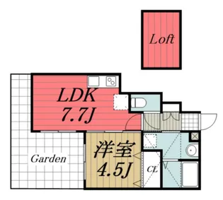 プライムヒルズ佐倉【1階】の間取り