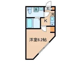 グレースさいわい【2階】の間取り