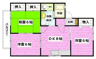 セジュール仁科 C【1階】の間取り