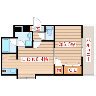 ヴェルノ【3階】の間取り