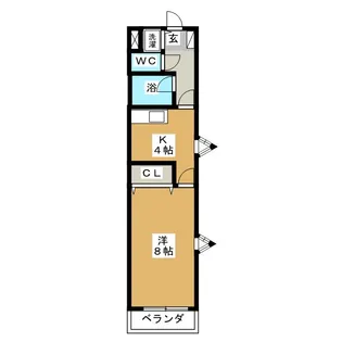 メゾンMK【2階】の間取り