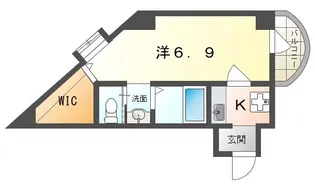 パークサイドハイツ【5階】の間取り