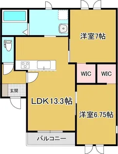 Dolce AmoreII【1階】の間取り