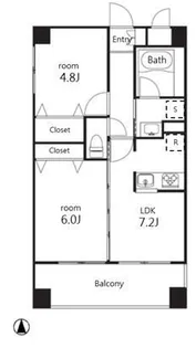 ヤサビアン【1階】の間取り