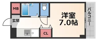 ノアーズアーク長田21【4階】の間取り