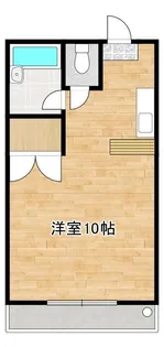 シティ4JAUNE【3階】の間取り