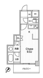 JMFResidence町田【5階】の間取り