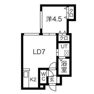 エンジェル【4階】の間取り
