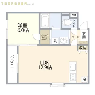 エスポワールわさだ【2階】の間取り