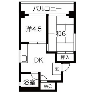 P.M小池【4階】の間取り